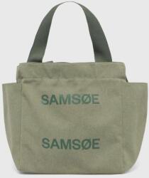 Samsoe Samsoe Samsoe pamut táska SALANITA zöld, F24100082 - zöld Univerzális méret