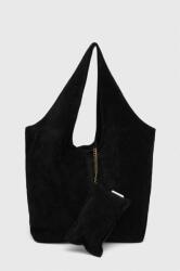 Answear Lab velúr táska fekete - fekete Univerzális méret - answear - 21 990 Ft