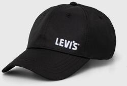 Levi's baseball sapka fekete, nyomott mintás - fekete Univerzális méret - answear - 10 590 Ft