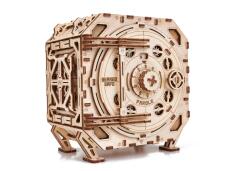 Wood Trick Puzzle 3D mecanic, Seif pentru bijuterii, WT, lemn, 259 piese