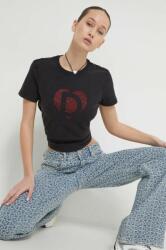 Desigual t-shirt női, fekete - fekete XXL - answear - 13 990 Ft