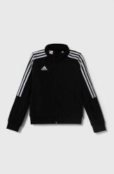 Adidas gyerek felső fekete, nyomott mintás - fekete 128 - answear - 22 990 Ft