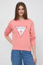 GUESS felső narancssárga, női, nyomott mintás, W2YQ16 KBA10 - narancssárga XS