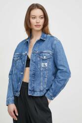 Calvin Klein Jeans farmerdzseki női, átmeneti - kék S - answear - 37 990 Ft