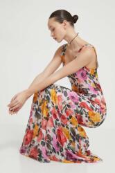 Blugirl Blumarine selyem ruha maxi, harang alakú - többszínű 38