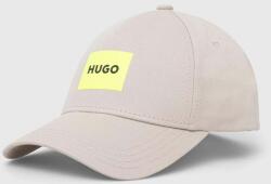 Hugo pamut baseball sapka szürke, nyomott mintás - szürke Univerzális méret - answear - 10 990 Ft