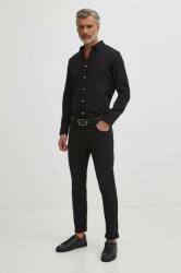 MEDICINE nadrág férfi, fekete, testhezálló - fekete L - answear - 14 990 Ft