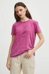 Medicine pamut póló női, rózsaszín - rózsaszín XS - answear - 6 990 Ft