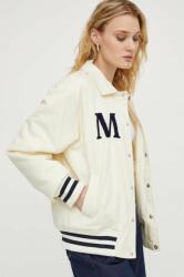 The Mercer Brand pamut kabát The Varsity Polo bézs, átmeneti, MEAP241010 - bézs M