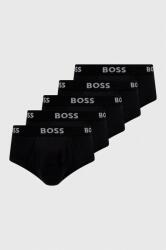 Boss pamut alsónadrág 5 db fekete - fekete XL