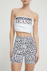 Moschino Jeans rövidnadrág női, mintás, magas derekú - többszínű XS