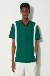 adidas Originals t-shirt zöld, férfi, nyomott mintás, IS1406 - zöld M