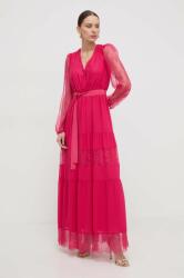 TWINSET ruha rózsaszín, maxi, harang alakú - rózsaszín 38 - answear - 109 990 Ft