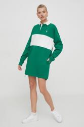 Ralph Lauren pamut ruha zöld, mini, egyenes - zöld L