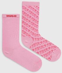 Hugo zokni 2 db rózsaszín, női - rózsaszín 35-38 - answear - 6 290 Ft