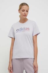 adidas pamut póló női, lila, IT4835 - lila S