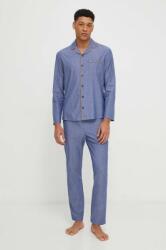 United Colors of Benetton pamut pizsama sima - kék S - answear - 28 990 Ft