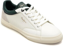 Pepe Jeans Pantofi PEPE JEANS albi, KENTON JOURNEY, din piele ecologica 40
