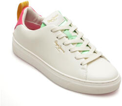 Pepe Jeans Pantofi PEPE JEANS albi, CAMDEN STREET, din piele naturala 38