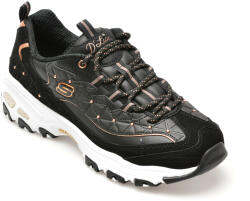 Skechers Pantofi SKECHERS negri, D LITES, din piele naturala 37