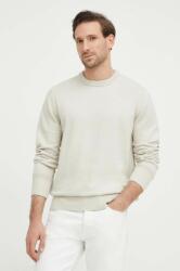 G-Star RAW gyapjúkeverék pulóver könnyű, férfi, bézs - bézs S