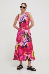 MARELLA ruha rózsaszín, maxi, harang alakú - rózsaszín XL