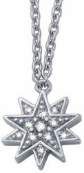 Csillogó ezüst nyaklánc Csillag kristályokkal Sisy 32134. S