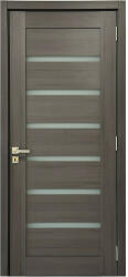 PPlusz DEVON szürke színű üveges mdf beltéri ajtó (206*75 cm) ajándék kilinccsel