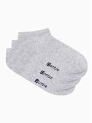  OMBRE Férfi zokni CAREY szürke 3 darabos csomag MDN20891 Univerzális