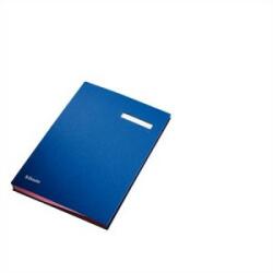 Esselte Aláírókönyv, A4, 20 részes, karton, ESSELTE, kék (E621063) - papirdepo