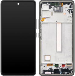 Samsung Piese si componente Display cu Touchscreen Samsung Galaxy A53 5G A536, cu Rama, Negru, Service Pack GH82-28024A (GH97-28025A)