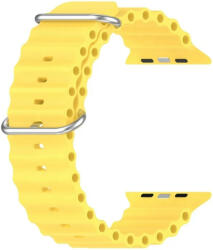 Apple Curea pentru Apple Watch, silicon, galben (pentru carcasele de 42/44/45/49mm)