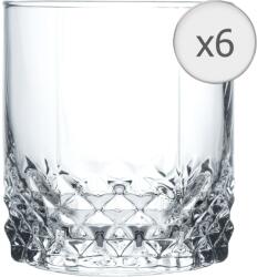 Domotti Delight Diamond pohár készlet, 320 ml, 6 db