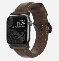 NOMAD Tradicionális bőr szíj Apple Watch 42mm barna (NM1A4RBT00)