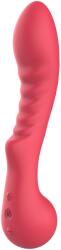 DreamToys Vibrator Punctul G Amour Aimee, 10 Moduri Vibratii, Silicon, USB, Rosu, 22 cm Vibrator