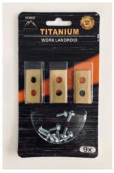  TARTALÉK KÉS ROBOTFŰNYÍRÓHOZ WORX TYTAN 9 db Worx Landroid WG754E WG790E WG791E 33-99007 (33-99007)