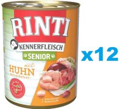RINTI Kennerfleish Senior Chicken 12x400 g csirkével idősebb kutyáknak