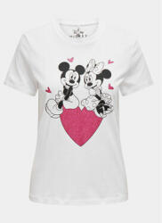 ONLY Tricou Mickey 15317991 Alb Regular Fit