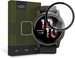 HOFI Hybrid Glass üveg képernyővédő fólia - Garmin Venu 2 - fekete (FN0488)