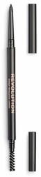 Makeup Revolution Precíz szemöldökceruza kefével (Precise Brow Pencil) 0, 05 g (árnyalat Dark Brown)