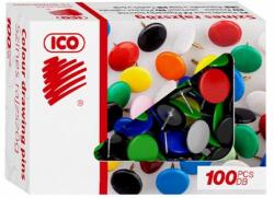ICO Rajzszeg ICO 224 fém színes fejű 100 db/dob (7360012001) - tonerpiac