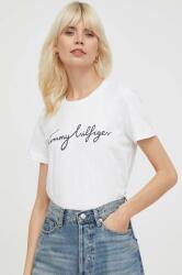 Tommy Hilfiger pamut póló női, fehér - fehér XL - answear - 12 990 Ft