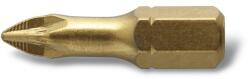 Högert Technik Csavarhúzó BIT, PZ1 25 mm, recézett, acél S2 titán-nitrid bevonatú (HT1S384) (HT1S384)