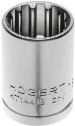 Högert Technik Spline dugókulcs, 18 mm, 1/2", CrV, DIN3124 (HT1A418) (HT1A418)