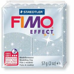 FIMO Gyurma, 57 g, égethető, FIMO Effect , csillámos ezüst (8010-812) - kellekanyagonline