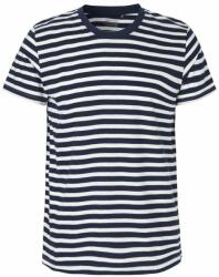 Neutral Férfi póló Fit organikus Fairtrade biopamutból - Fehér / sötétkék | 3XL (NE-O61001-1000211851)