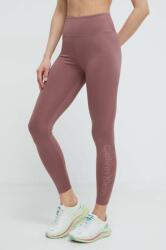 Calvin Klein Performance edzős legging rózsaszín, nyomott mintás - rózsaszín XS