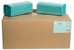 Kéztörlő közületi V hajtogatott 1 rétegű 20x250 lap zöld -i (2122689)