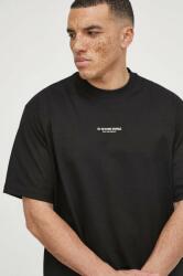 G-Star Raw pamut póló fekete, férfi, nyomott mintás - fekete XXL - answear - 14 990 Ft