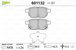 VALEO set placute frana, frana disc VALEO 601132